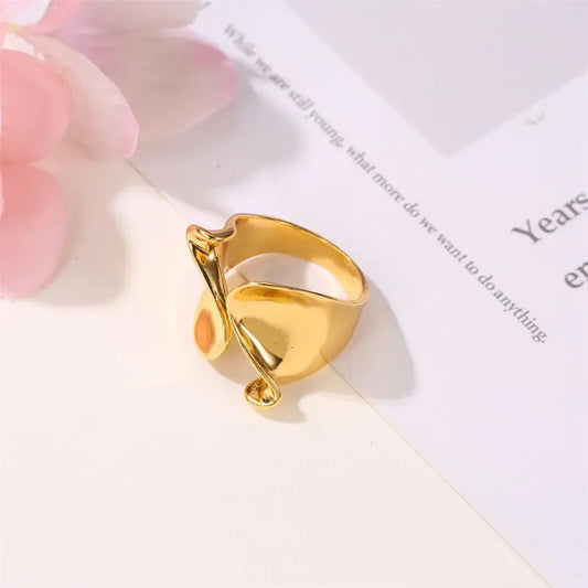 Creative Geometric Open-Cuff Ring for Women My Store