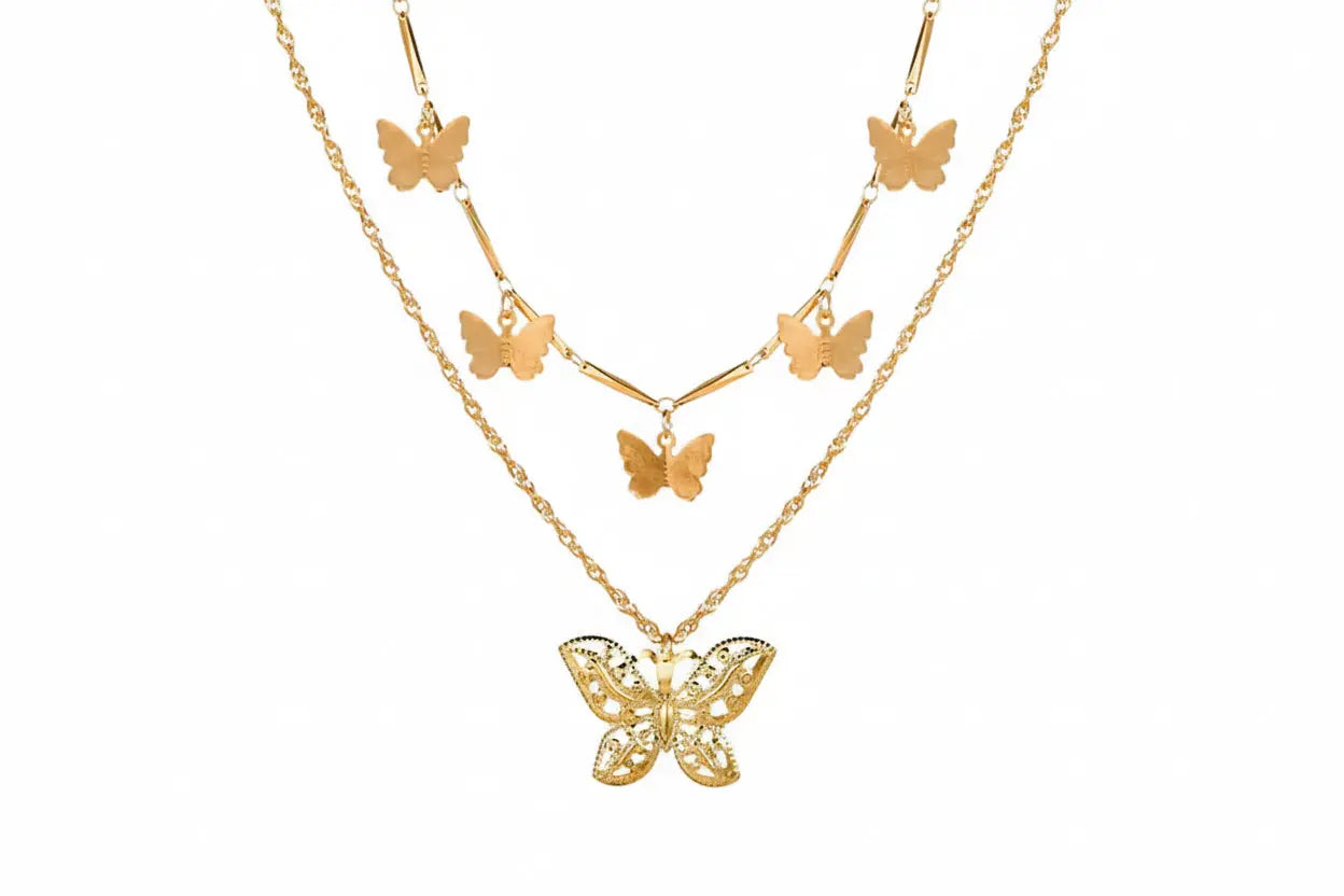 Alloy Multi-Layer Necklace with Star and Moon Pendant My Store