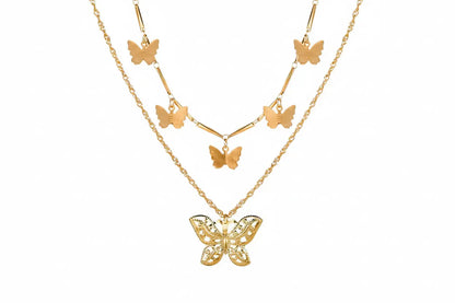 Alloy Multi-Layer Necklace with Star and Moon Pendant My Store