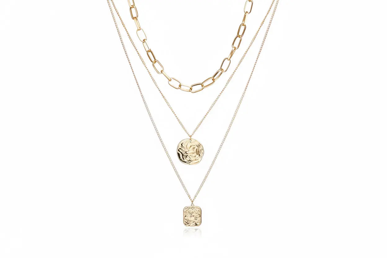 Alloy Multi-Layer Necklace with Star and Moon Pendant My Store