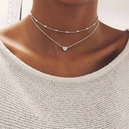 Alloy Multi-Layer Necklace with Star and Moon Pendant My Store