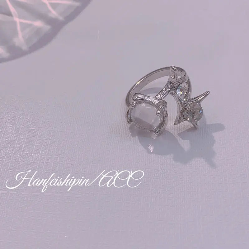 Irregular Starburst Ring for Women - Trendy Hip-Hop Design My Store