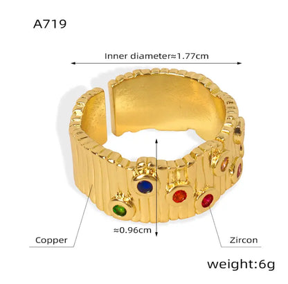 Women's Irregular Geometric Texture Ring My Store