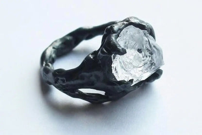 Creative Irregular Crystal Ring in Hip-Hop Style My Store
