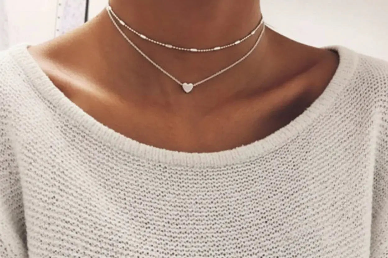 Alloy Multi-Layer Necklace with Star and Moon Pendant My Store