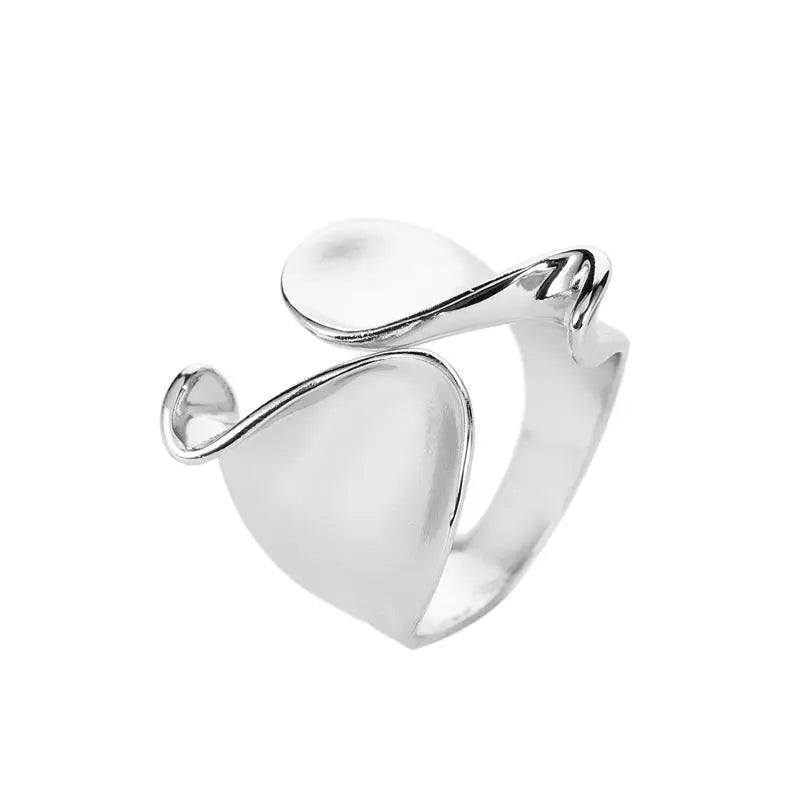Creative Geometric Open-Cuff Ring for Women My Store
