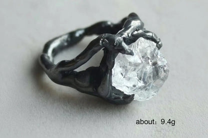 Creative Irregular Crystal Ring in Hip-Hop Style My Store