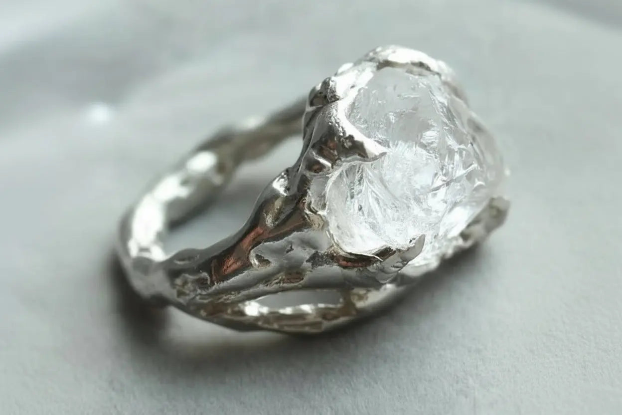 Creative Irregular Crystal Ring in Hip-Hop Style My Store