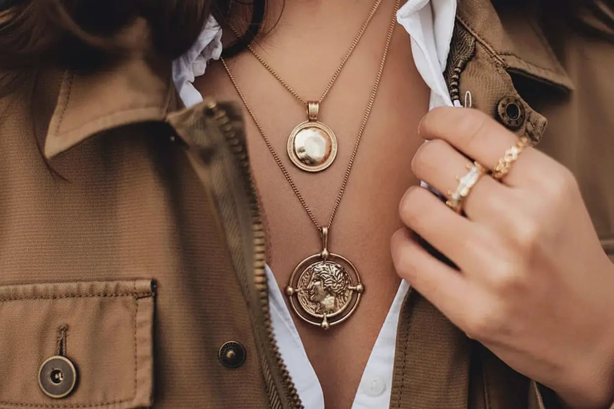 Alloy Multi-Layer Necklace with Star and Moon Pendant My Store
