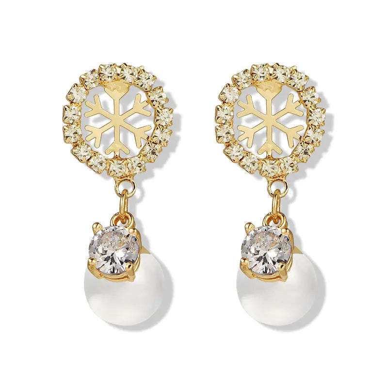 925 Silver Bow Earrings with Pearl Heart and Tassels My Store