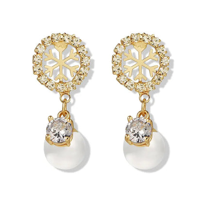 925 Silver Bow Earrings with Pearl Heart and Tassels My Store