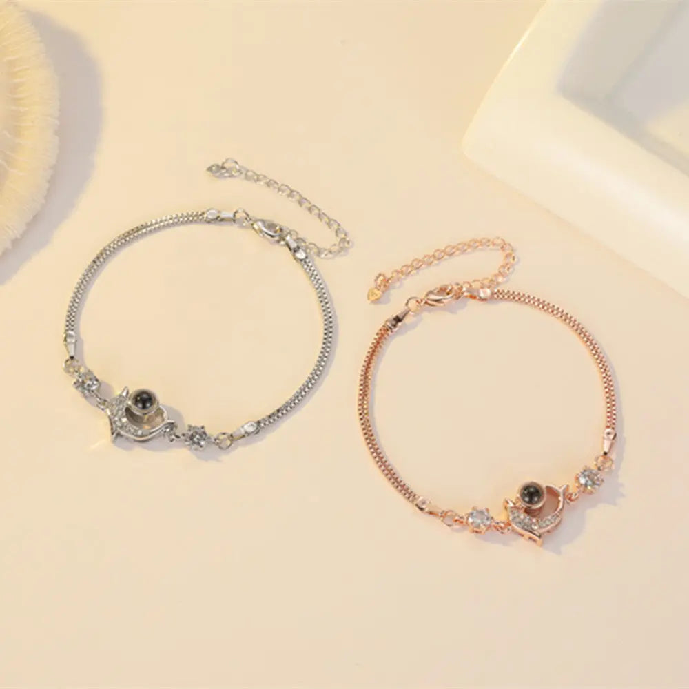 Couple Bracelets with Vibrato Projection for Valentine's Day My Store