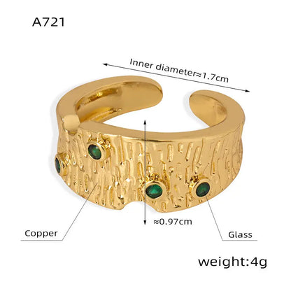 Women's Irregular Geometric Texture Ring My Store