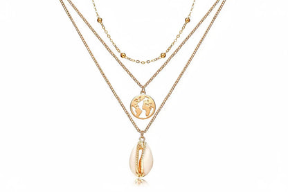 Alloy Multi-Layer Necklace with Star and Moon Pendant My Store