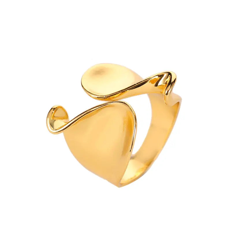 Creative Geometric Open-Cuff Ring for Women My Store