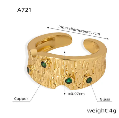 Women's Irregular Geometric Texture Ring My Store