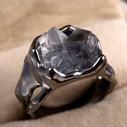 Creative Irregular Crystal Ring in Hip-Hop Style My Store